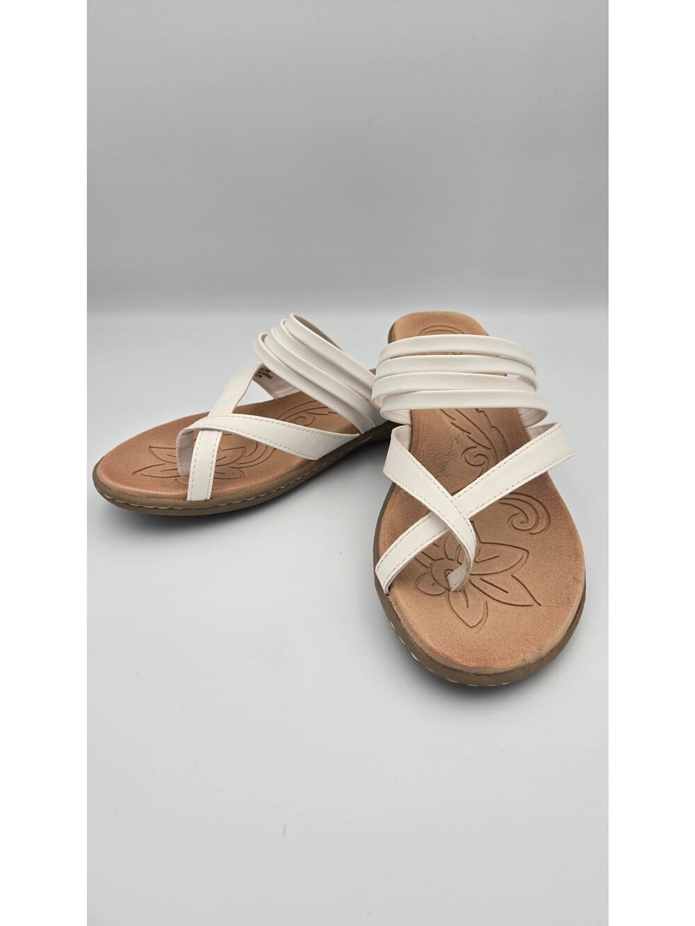 b.o.c. Born Concept Alisha Sandal, Strappy, White, Size 8M